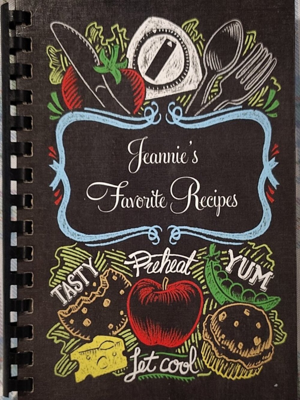 New AMISH Cookbook, Jeannie's Favorite Recipes by Jean Chupp, Spiral bound, 2019